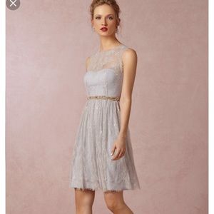 BHLDN Celia Dress in Mist Grey color.